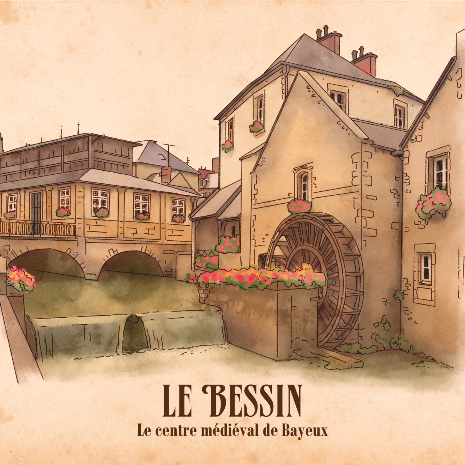 Affiche illustrée du Bessin