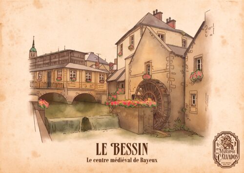 Affiche illustrée du Bessin