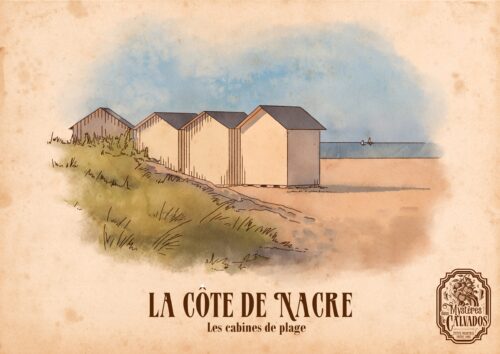Affiche illustrée de la Côte de Nacre